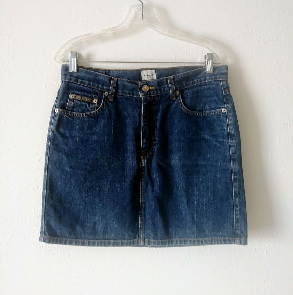 Calvin Klein denim skirt